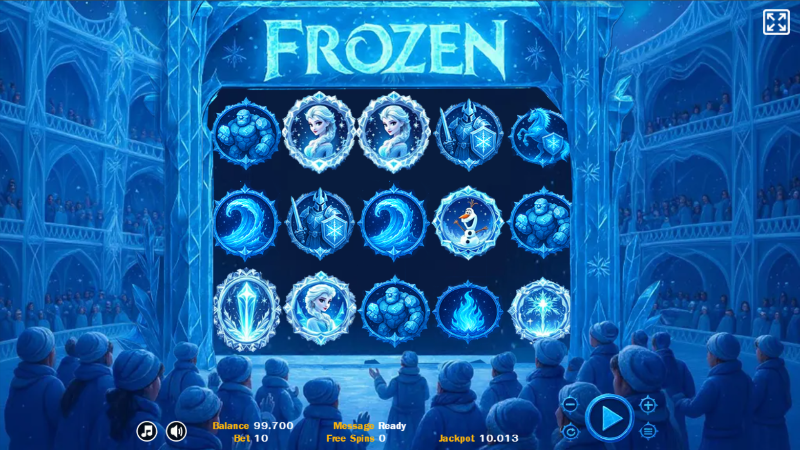 Frozen Slot Gameplay